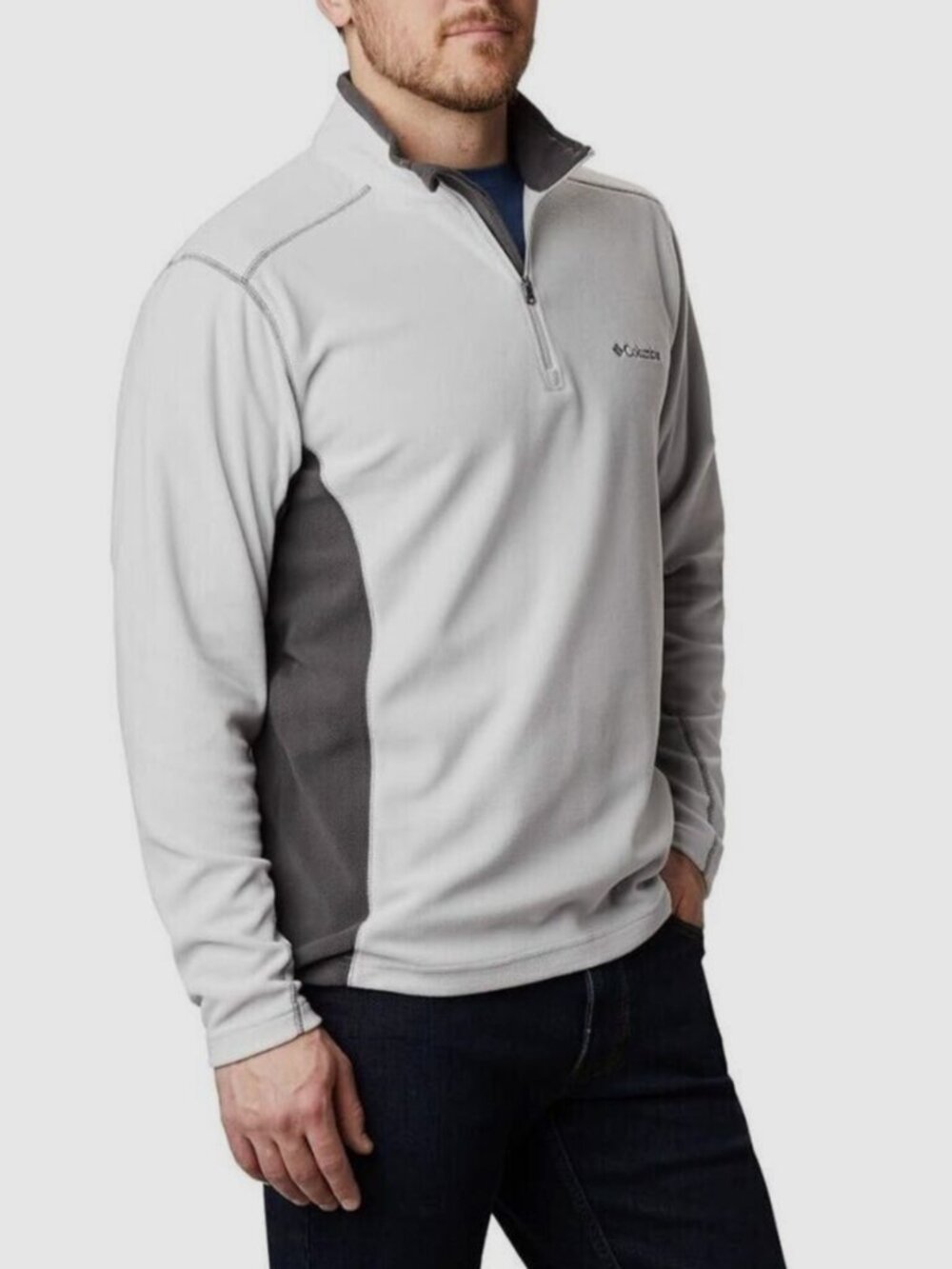 Columbia Men's 1/4 Zip Fleece Pullover - Sz M